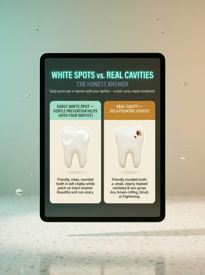 White Spots vs. Real Cavities: The Honest Answer