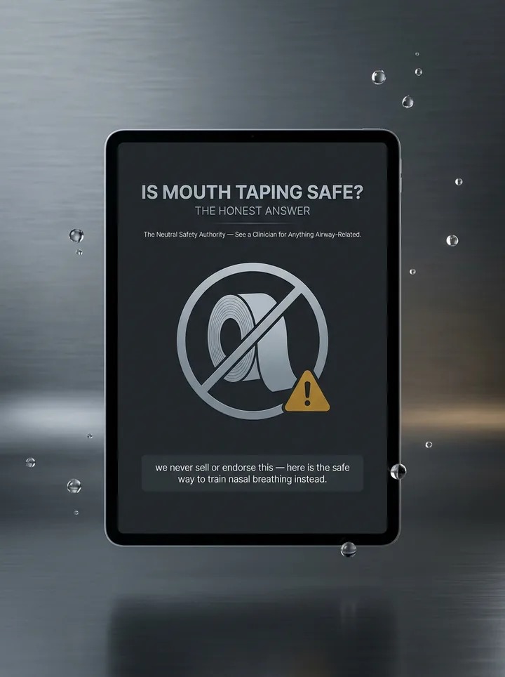 Is Mouth Taping Safe? The Honest Answer
