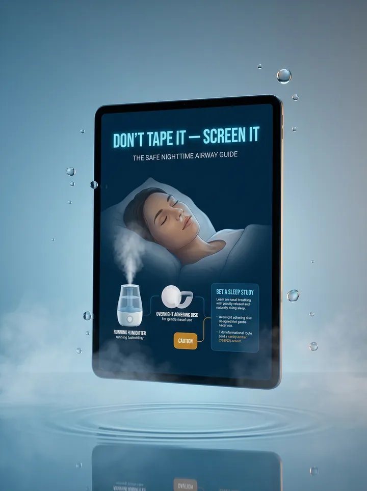 Don't Tape It — Screen It: The Safe Nighttime Airway Guide