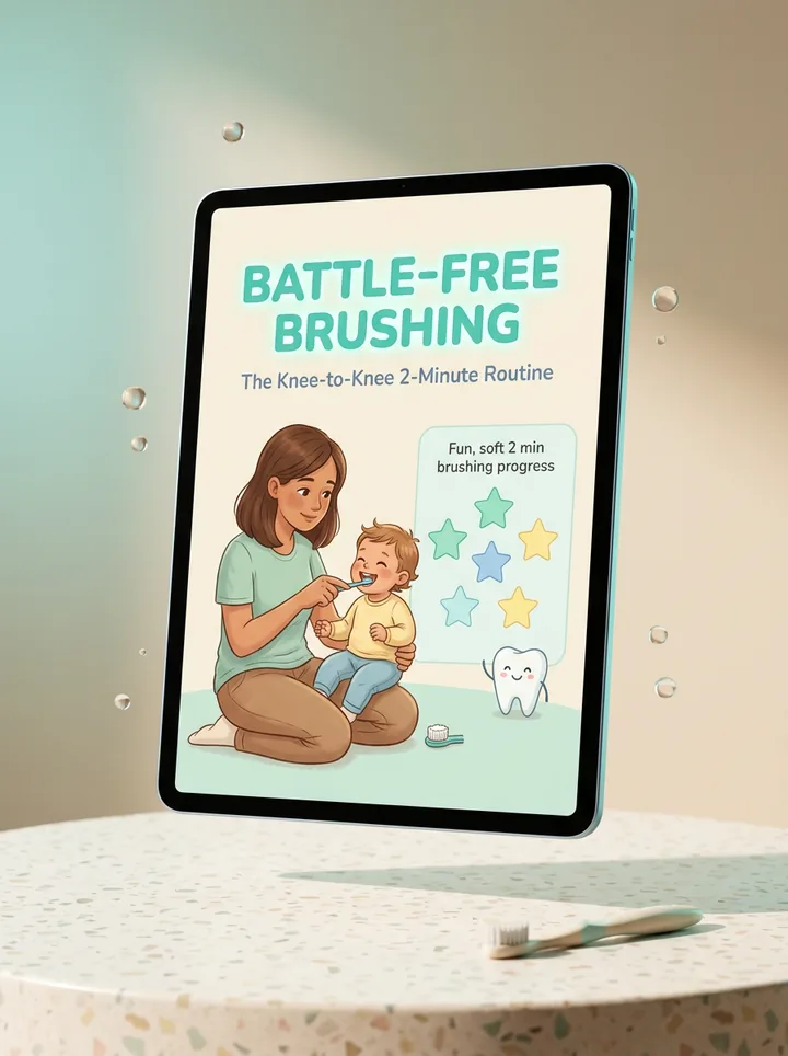 Battle-Free Brushing: The Knee-to-Knee 2-Minute Routine