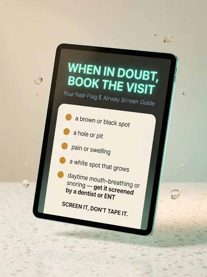 When in Doubt, Book the Visit: Your Red-Flag & Airway Screen Guide