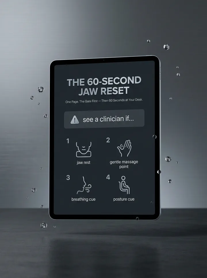 The 60-Second Jaw Reset