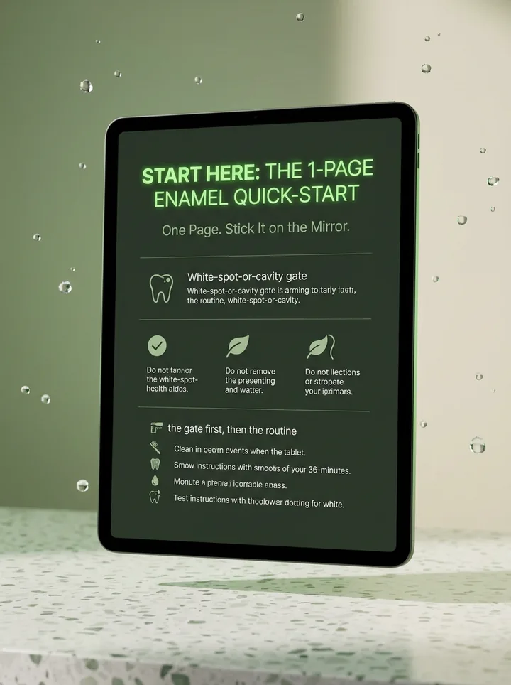 Start Here: The 1-Page Enamel Quick-Start