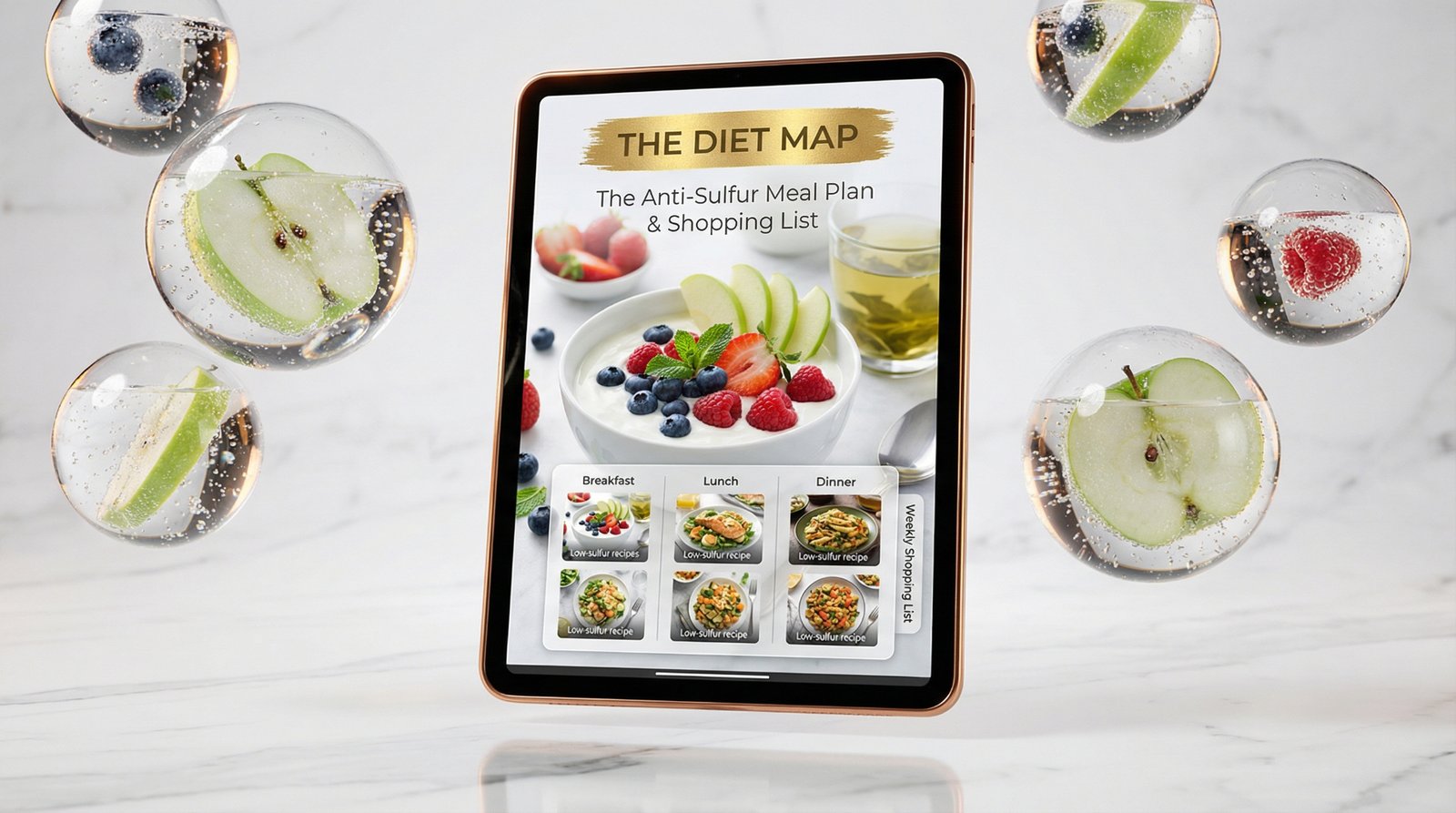 The Diet Map — The Anti-Sulfur Meal Plan & Shopping List
