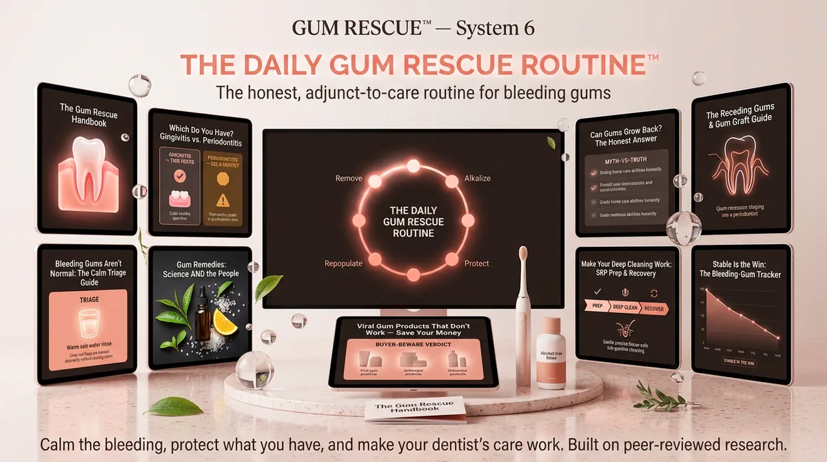 Gum Rescue — the complete 10-component system